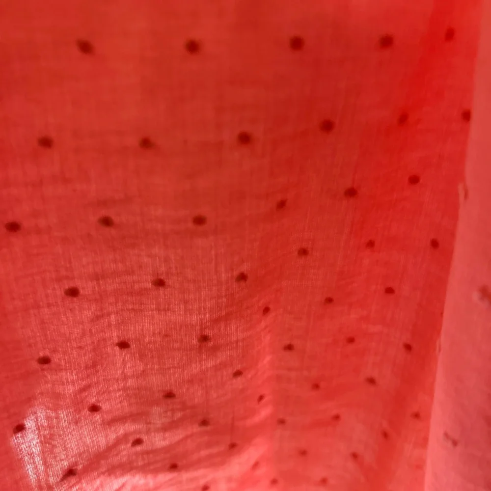 Old navy pinkish orange Swiss dot button shirt blouse size XL - Picture 3 of 4